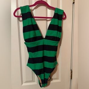Never worn! NWT! Size M J. Crew one piece bathing suit.